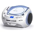 AudioSonic CD-1585 CD Stereoradio (MP3, USB 2.0) blau/silber