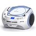 AudioSonic CD-1585 CD Stereoradio (MP3, USB 2.0) blau/silber