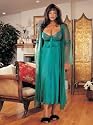 Long gown 2 piece Peignoir set SHX3489