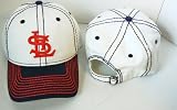MLB St Louis Cardinals Stitches Retro Logo Structured Adjustable Baseball Hat