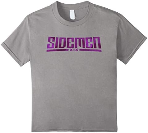 Kids Sidemen T-shirt 10 Slate