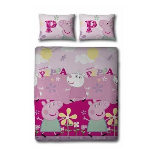 Character World Peppa Pig Adorable Double Rotary Duvet Set