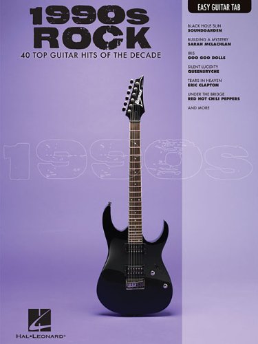 1990S ROCK EASY GUITAR TAB   EASY GUITAR DECADE SERIES