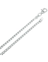 2MM Thick - Box Link Chain Necklace/Bracelet - Genuine .925 Solid Sterling Silver