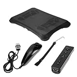 GTMax Black Silicone Skin Soft Cover Case for Wii Fit Balance Board + Black ....
