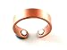 SOLID COPPER MAGNETIC RING FINGER 6MM RINGS NATURAL PAIN THERAPY