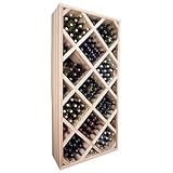 Designer Rack Kit - Diamond Bin w/Face Trim (Redwood Dark Walnut