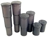 6 Pack Smart Parts 140 Round Transpod Tubes Pods Smoke