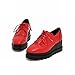 Latasa Women's Fashion Lace-up Tassels Platform Shoes, Oxfords Shoes