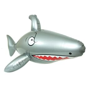 Inflatable Shark (36in) - Grey