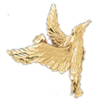 Cheap Girls Jewelry Dazzlers Solid 14k Gold Bird Charm Pendant Available in three colors from jewelsberry (weights: 4.1 grams only) For Sale