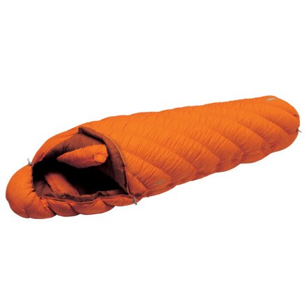MontBell U.L. Super Spiral Hugger EXP Down Sleeping Bag: -20 Degree Persimmon, Long/Left Zip