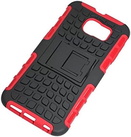 Samsung Galaxy S6 Case, Vindvin Heavy Duty Tough Rugged Dual Layer Case with Built-in Kickstand, Tank Series Slim Fit Dual Layer Hybrid Armor Protective Case Cover for Samsung Galaxy SVI S 6 S Vi G9200 Smartphone (Not for Samsung Galaxy S6 Edge) (Black)