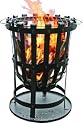 Outdoor Large Steel Brazier Complete with Barbeque Grill - Ideal For Burning Garden Rubbish