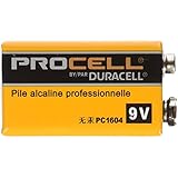 Procter & Gamble/Duracell PC1604BKD Duracell 12-Pack 9V Procell Alkaline Batteries