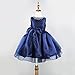 Flower Girls Dress Satin Organza Wedding Party Ball Gown Bowknot Tulle Dresses