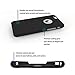 Centra Snap Case for Apple iPhone 6/6s [1.2mm Slim Fit] [Lightweight] [Durable]- Retail Packaging - Black