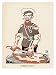 Nikolay Aleksandrovich Tsar Nicolas II Russian Tsar Depicted as a Warmonger by a Dutch Cartoonist Stretched Canvas Poster Print