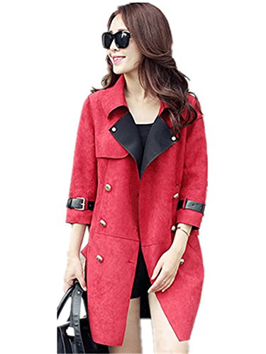 レディース アウター コート カジュアル 春物 大人 ロング ピーコート 長袖 ジャケット【 LIVE_SHOP 】