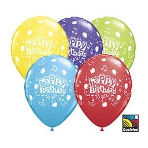 Happy Birthday Latex Balloons