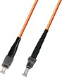 10M Multimode Simplex Fiber Optic Cable (50/125) - FC to ST