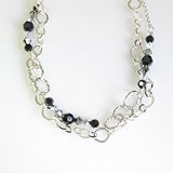 Owlette Black/Silver Necklace