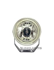 Automotive Parts and Accessories: Universal 4" Round Blue Glow Halo Fog Light Kit with Wiring Harness - Pilot Automotive