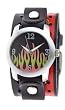 Nemesis Flaming Leather Cuff Watch