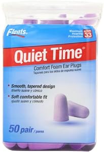 Flents Quiet Time Soft Comfort Ear Plugs  50 Pair