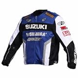Joe Rocket Mens Suzuki Replica Mesh Motorcycle Jacket (blue/white/blk/silver)