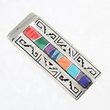 Sterling Silver Money Clip with Turquoise Inlay by Calvin Begay, #8792