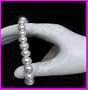 MAGNETIC Therapy White Pearl Bracelet Reduces HAND PAIN