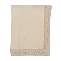 Classic Pooh Applique Fleece Blanket- Cream/ Brown