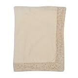 Classic Pooh Applique Fleece Blanket- Cream/ Brown