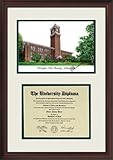 IMAGE OF Washington State University Scholar Scholar Mahogany Framed Lithograph w/Diploma Opening