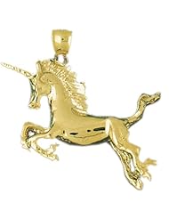 CleverEves 14K Gold Pendant Unicorn 8.5 - Gram(s)