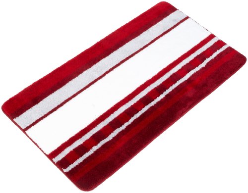 Dyckhoff 668729500  Badteppich K&Auml;STCHEN / 80 x 150 cm bordeaux