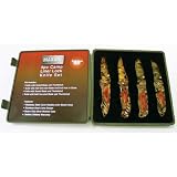 Maxam 4pc Camo Liner Lock Knife Set