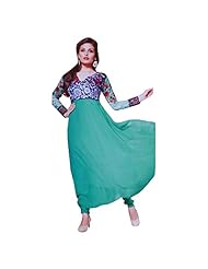 Chiffon/Georgette/Silk/Shantung Embroidered  Dress