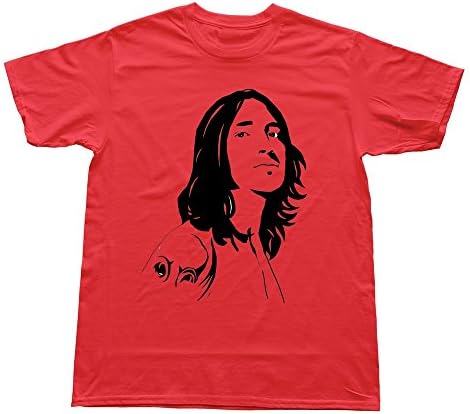 Goldfish Men's Quotes Casual John Frusciante T-Shirt Red US Size M