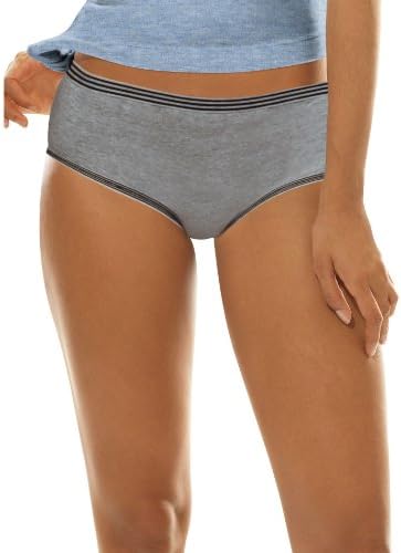 Hanes Women's Classics TAGLESS Cotton Stretch Sport Hipsters (3 Pack)