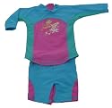 Bright Bots UPF50+ Australian 2 Piece Sunsuit Pale Pink/Turquiose size 3-6 months