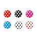 6-in-1 Pack Polka Dot Pattern Soft Home Button Stickers For... 6-in-1 Pack Polka Dot Pattern Soft Home Button Stickers For...