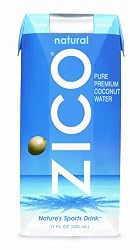 Zico Pure Premium Coconut Water, Natural Flavor, 11-Ounce Containers (Pack of 12)
