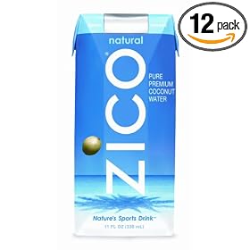 Zico Pure Premium Coconut Water, Natural Flavor, 11-Ounce Units (Pack of 12)