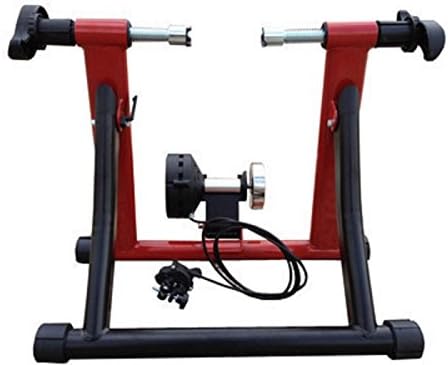 New Indoor Exercise Bike Bicycle Trainer Stand W/5 Levels Resistance 6410-7017 It hooks up to most road and mountain bike wheels of 26", 27" or 700c