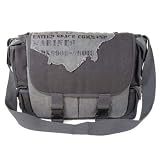 Halo 3: United Space Command Marines Black/Gray Duo Snap Lock Messenger Bag
