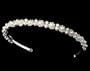 Pearl Wedding Headband Bridal Tiara with Rhinestone 121