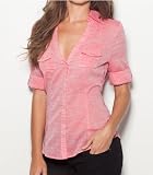G by GUESS Elin Button-Up Top
