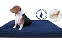 37"X27"X4" Thick Orthopedic Grade 100% Memory Foam Pad Waterproof Denim Cover Pet Bed for Medium Large Dog